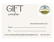 Stone House Farm Gift Card