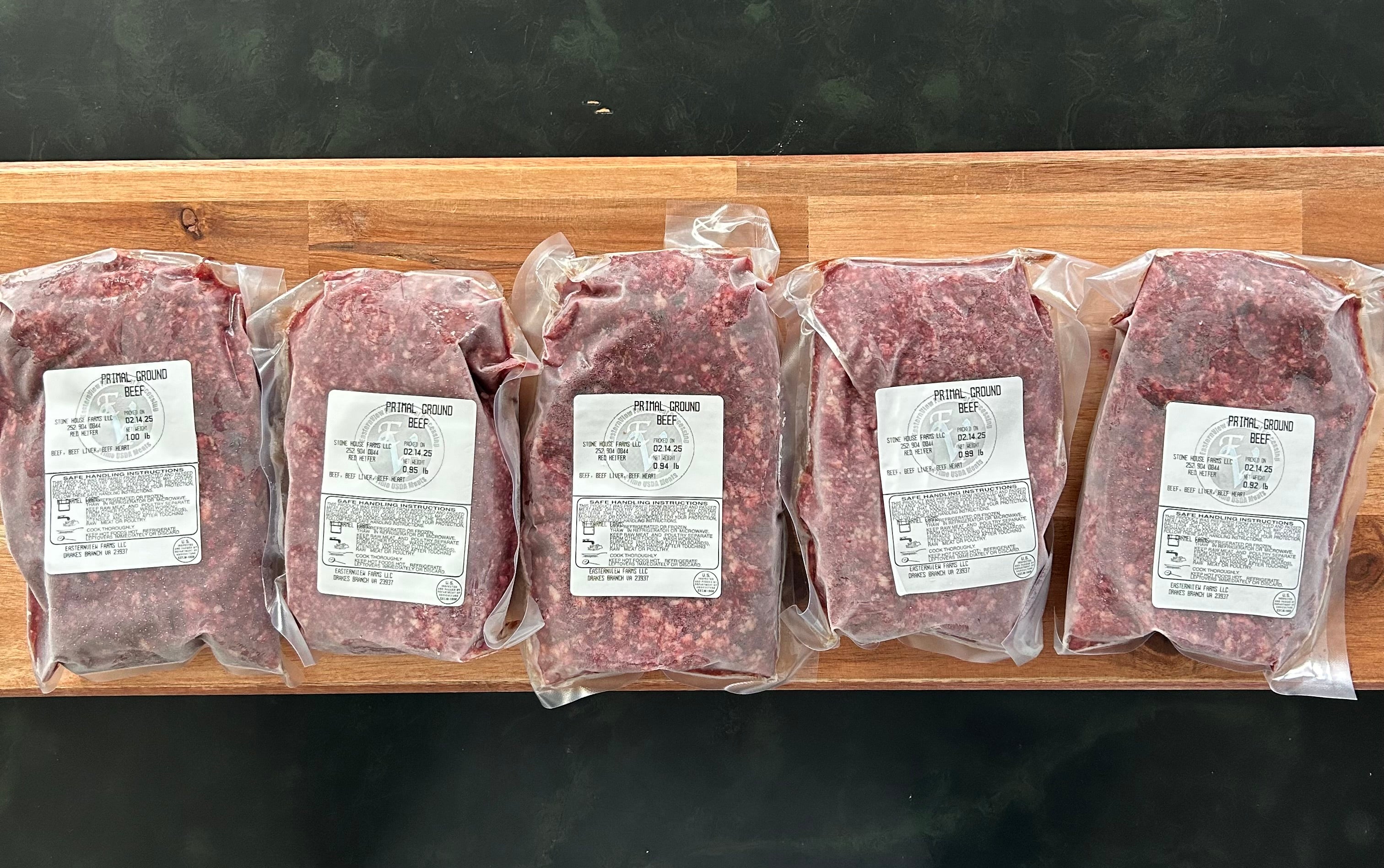 Primal Blend (Ground Beef, Liver, and Heart) – stonehousefarmsandproduce